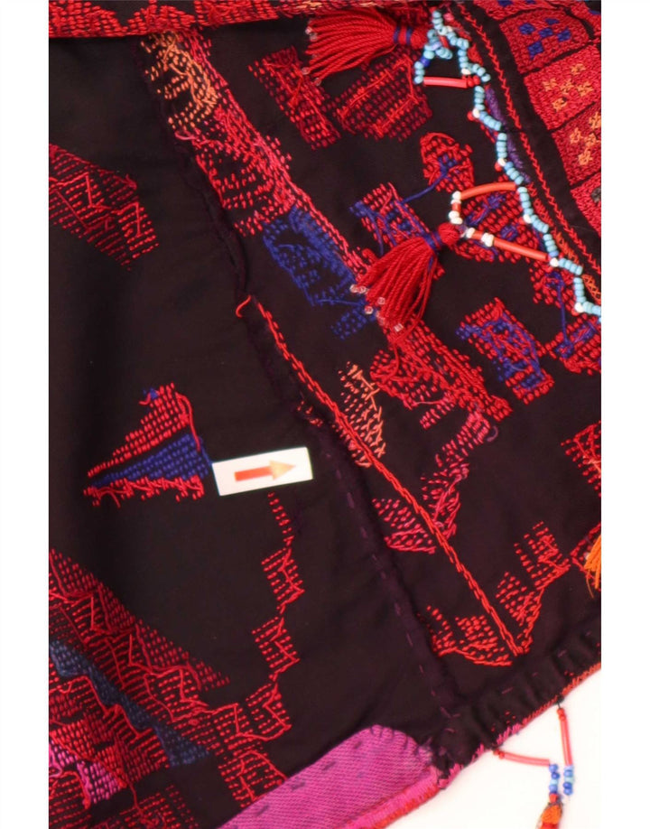 gilet femme vintage UK 14 Moyen Multicolore Géométrique Aztèque