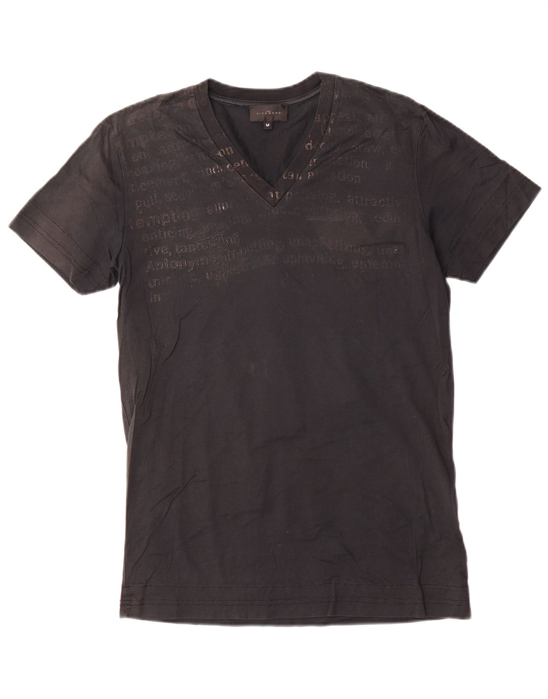 Richmond T-Shirt Graphique Homme Noir Moyen