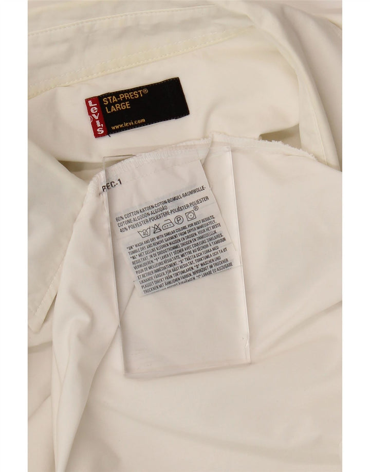 LEVI'S Chemise Homme Large Blanc Coton