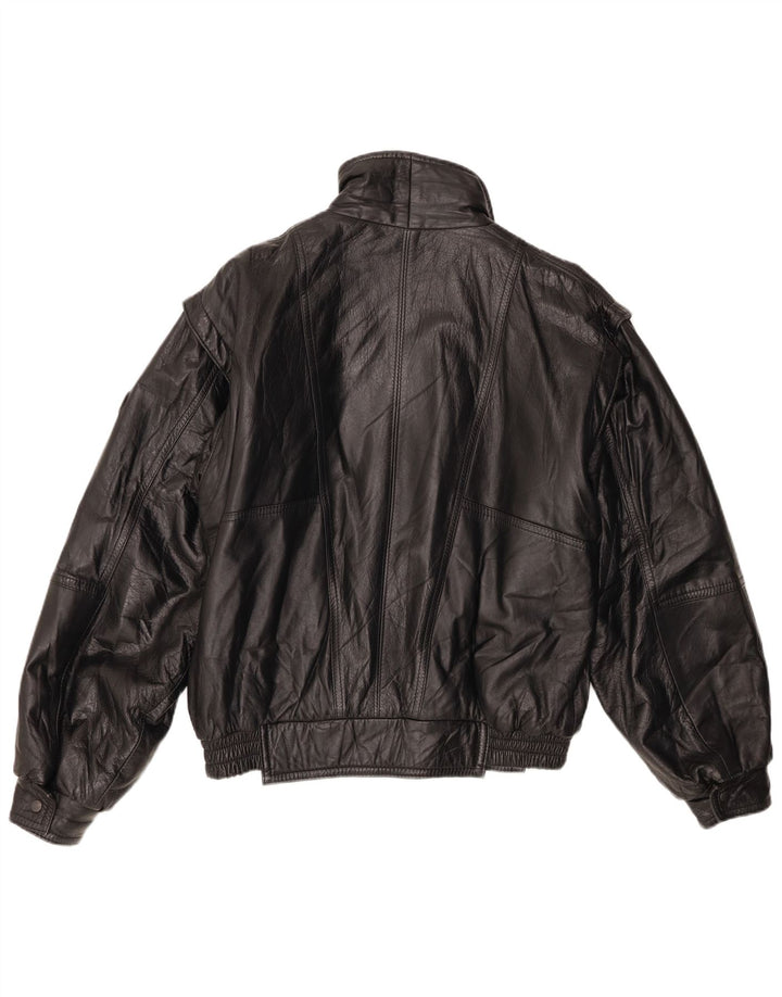 Veste en cuir homme HONDA UK 40 grand cuir noir