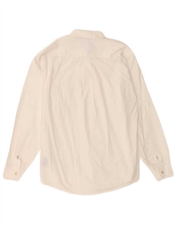 TOMMY HILFIGER Chemise Garçon 13-14 ans Large Blanc Coton