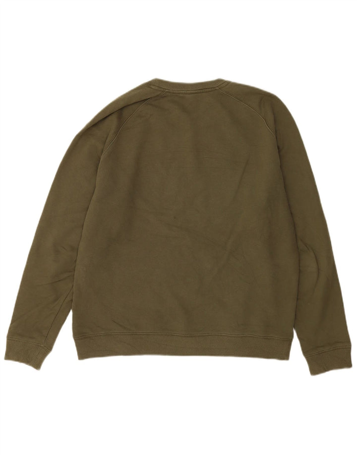 John Lewis Sweat-shirt pour homme en coton kaki moyen