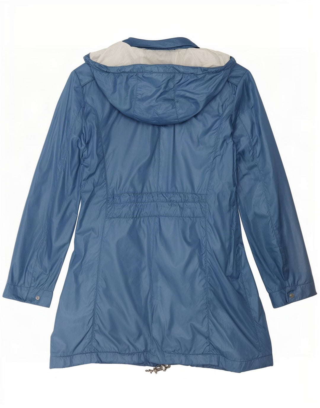 PEUTEREY Imperméable À Capuchon Femme IT 46 Grand Bleu