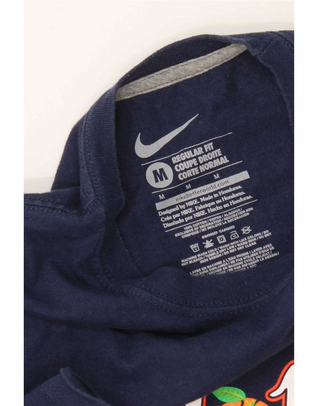 Nike Homme Florida Regular Fit Graphic T-Shirt Haut Bleu Marine Moyen