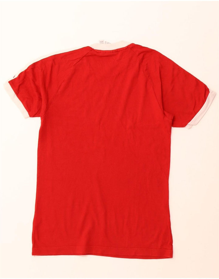 ADIDAS T-Shirt Homme Top XS Rouge Coton