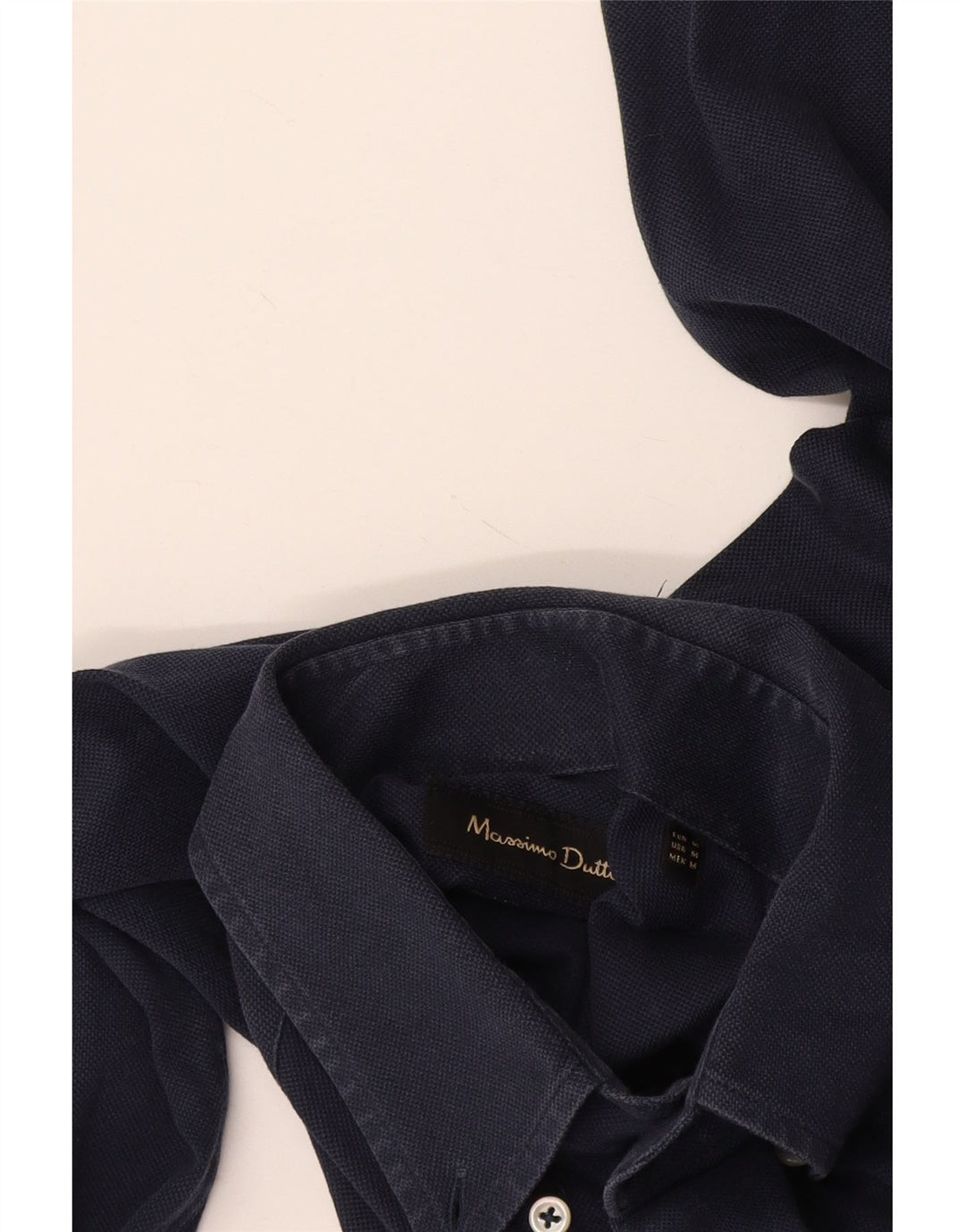 Chemise Homme Massimo Dutti Bleu Marine Moyen