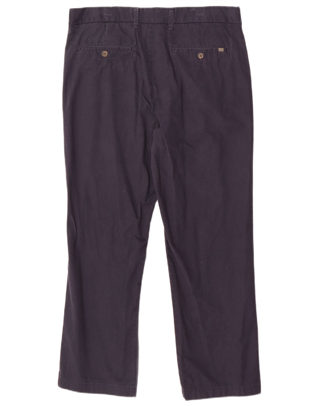 Marks & Spencer Pantalon Chino Regular Homme W36 L29 Bleu Marine Coton