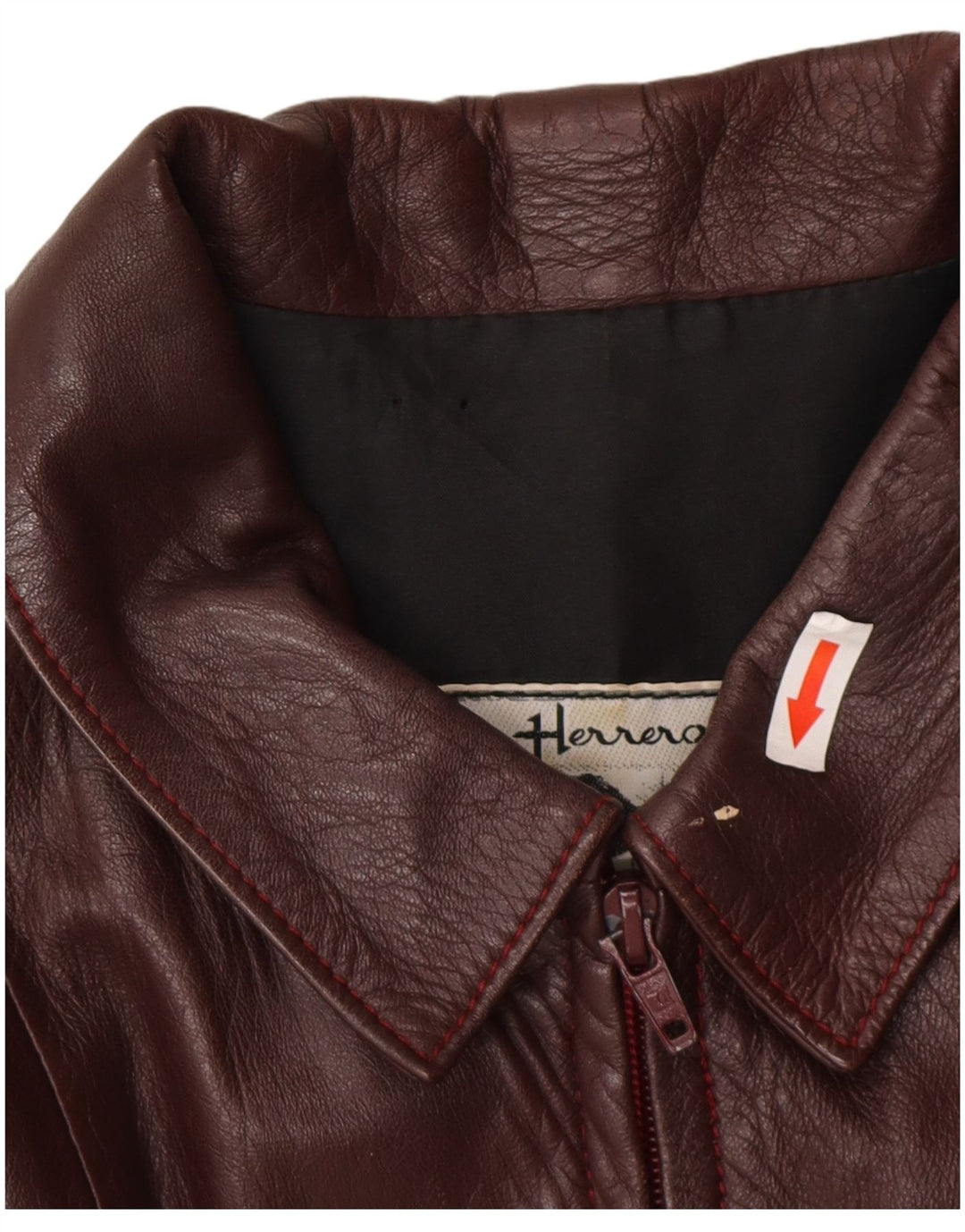 Herrero Veste en cuir pour femme IT 48 XL Cuir marron