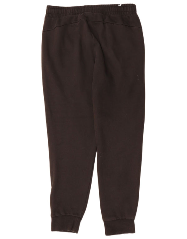 Puma Mens Tracksuit Trousers Joggers Large  Black Cotton