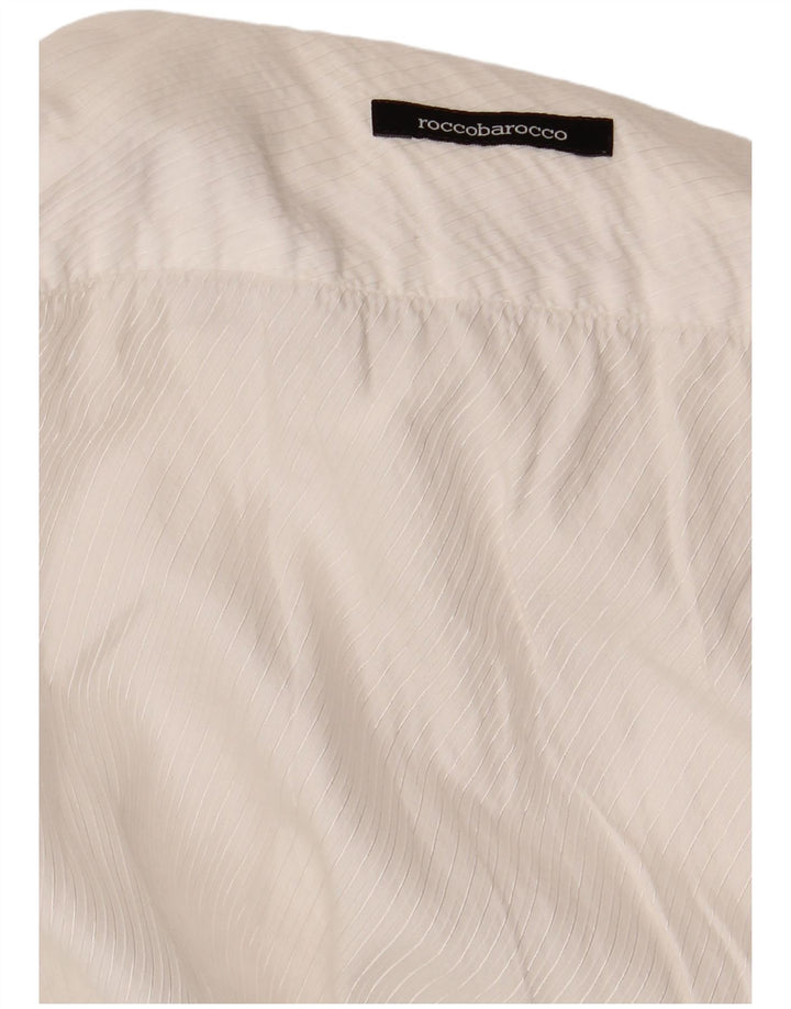 Roccobarocco Chemise Homme Petit Blanc