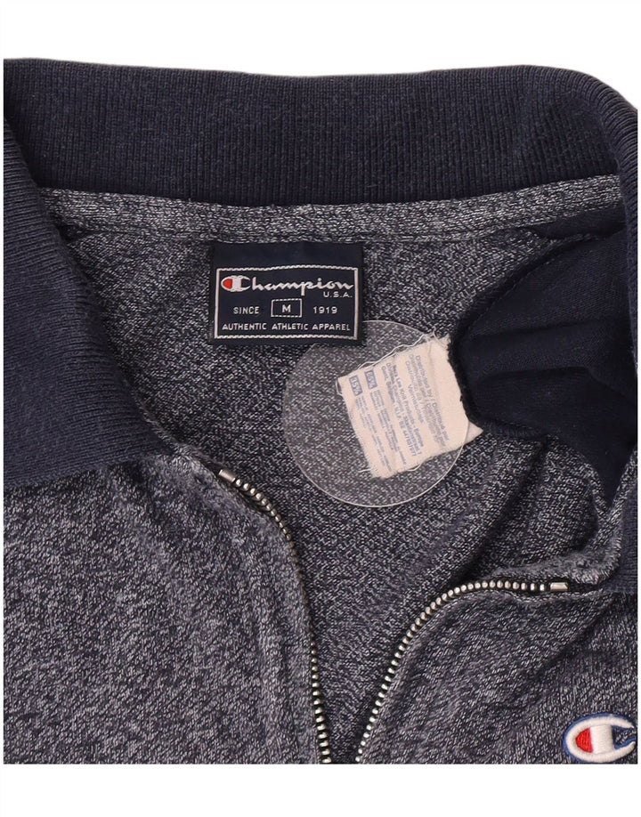 Champion Polo Homme Bleu Marine Moyen Colourblock Coton