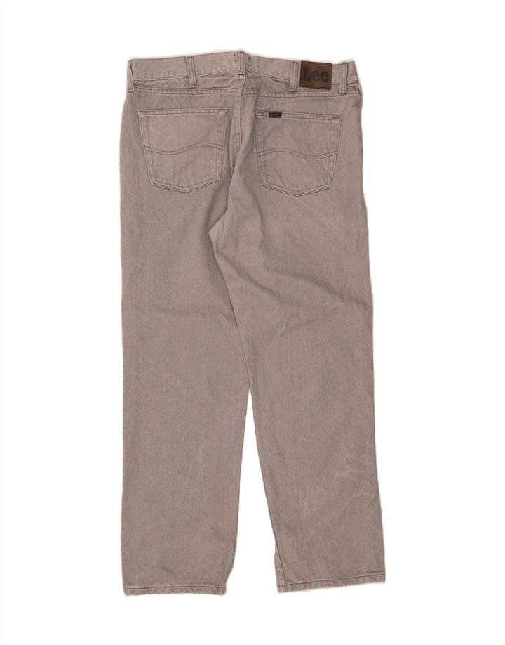 LEE Mens Straight Jeans W38 L30 Grey Cotton Vintage Lee and Second-Hand Lee from Messina Hembry 
