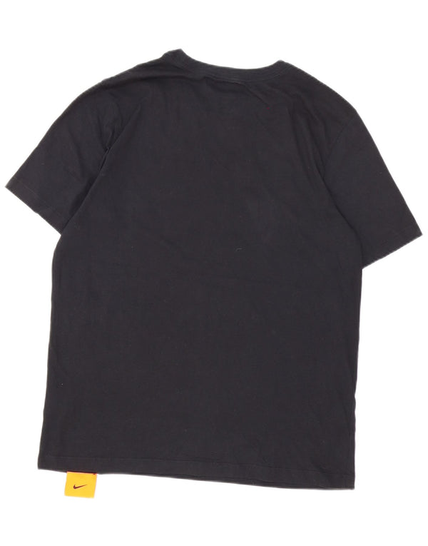 Nike T-shirt graphique pour homme en coton noir moyen