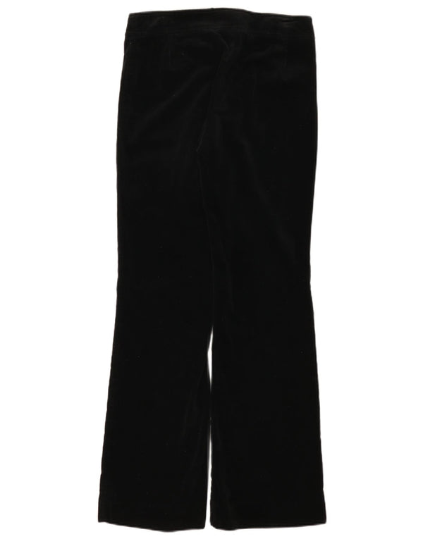 i Blues Pantalon décontracté évasé pour femme UK 10 Small W30 L30 Coton noir