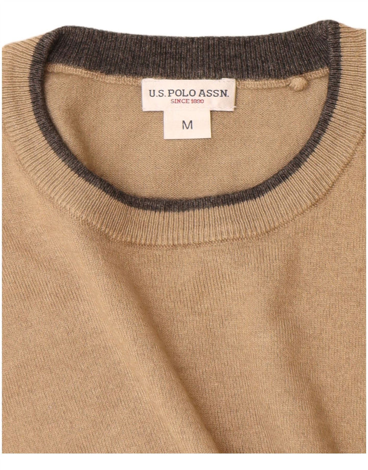 U.S. Polo Assn. Pull Col Rond Beige Moyen Homme