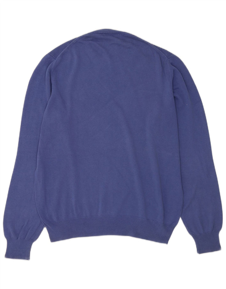 Zara Pull à col rond pour homme, grand bleu