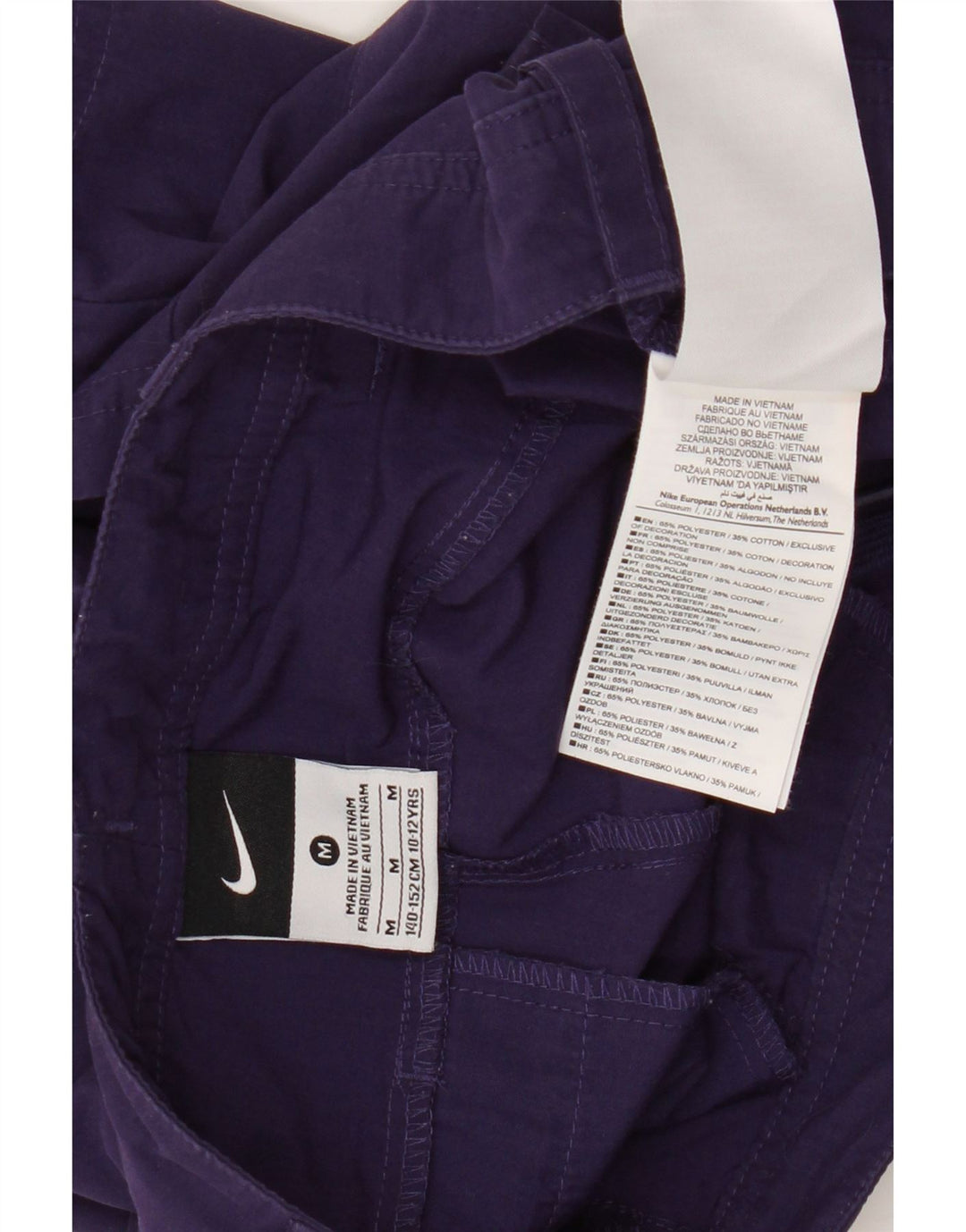 Nike Short Chino Fille 10-11 Ans Moyen W26 Violet Polyester