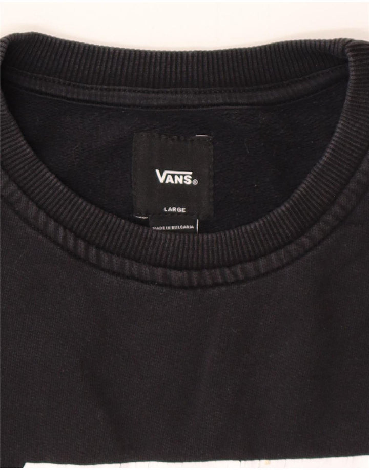 VANS Sweat-shirt graphique pour hommes, grand noir