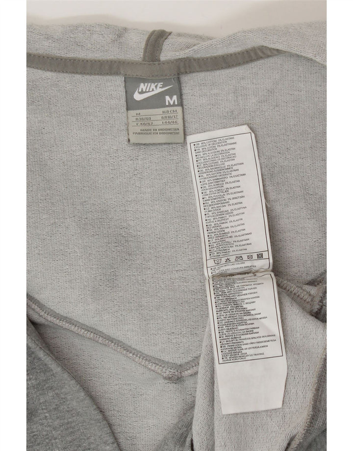 Nike Pull à capuche pour femme UK 10/12 Gris moyen Coton