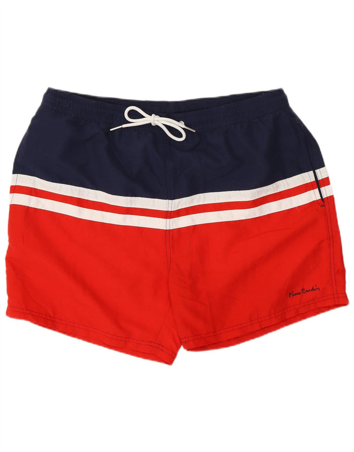 Pierre Cardin Short de Bain Homme XL Rouge Colourblock
