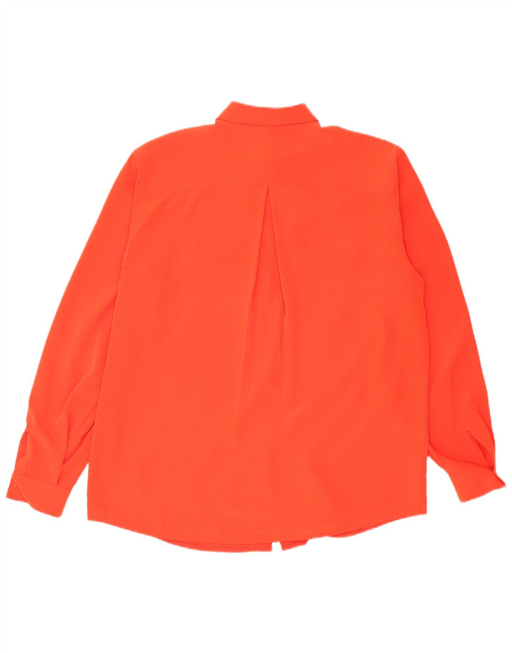 Mario Pucci Cecconi Chemisier surdimensionné pour femme IT 42 Orange moyen