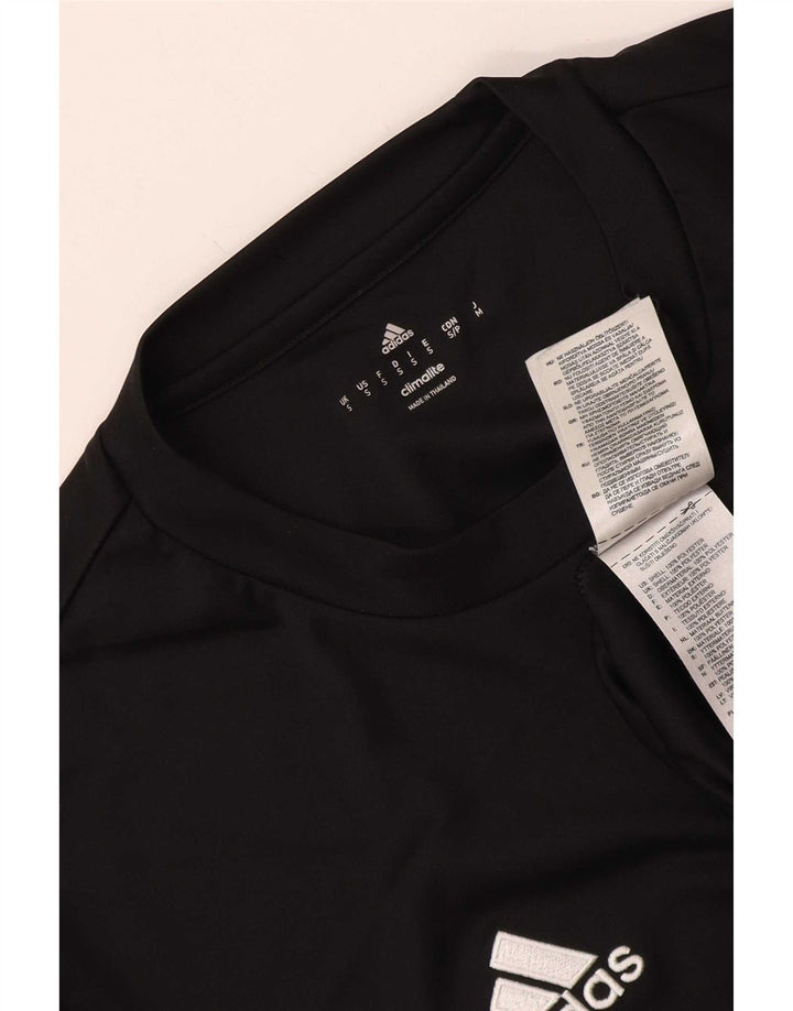 Adidas Hommes Climalite T-Shirt Haut Petit Noir Polyester