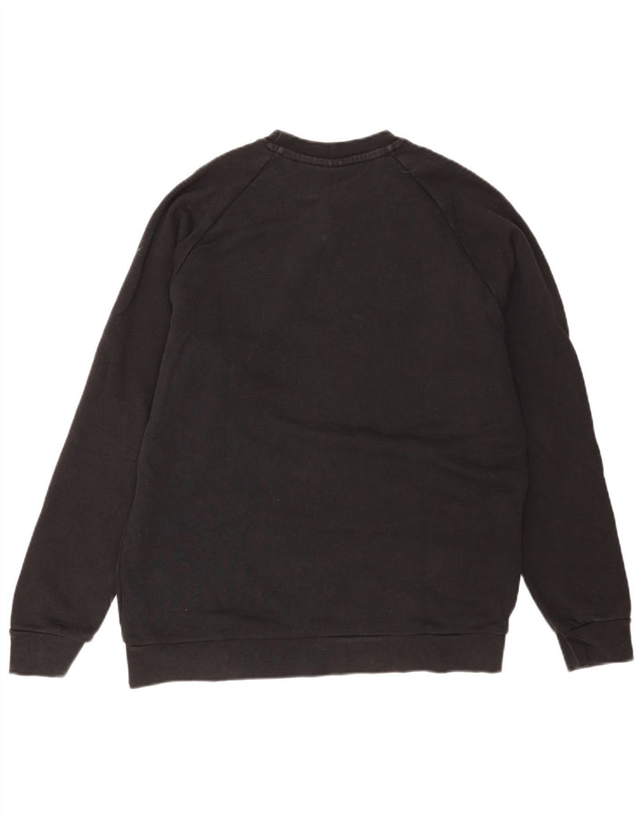 Adidas Sweat-shirt graphique pour homme en coton noir moyen