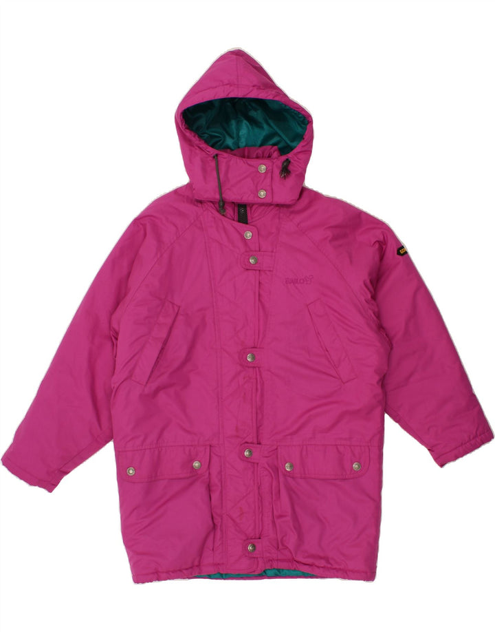 BAILO Womens Hooded Windbreaker Coat UK 18 XL Pink Polyester Vintage Bailo and Second-Hand Bailo from Messina Hembry 