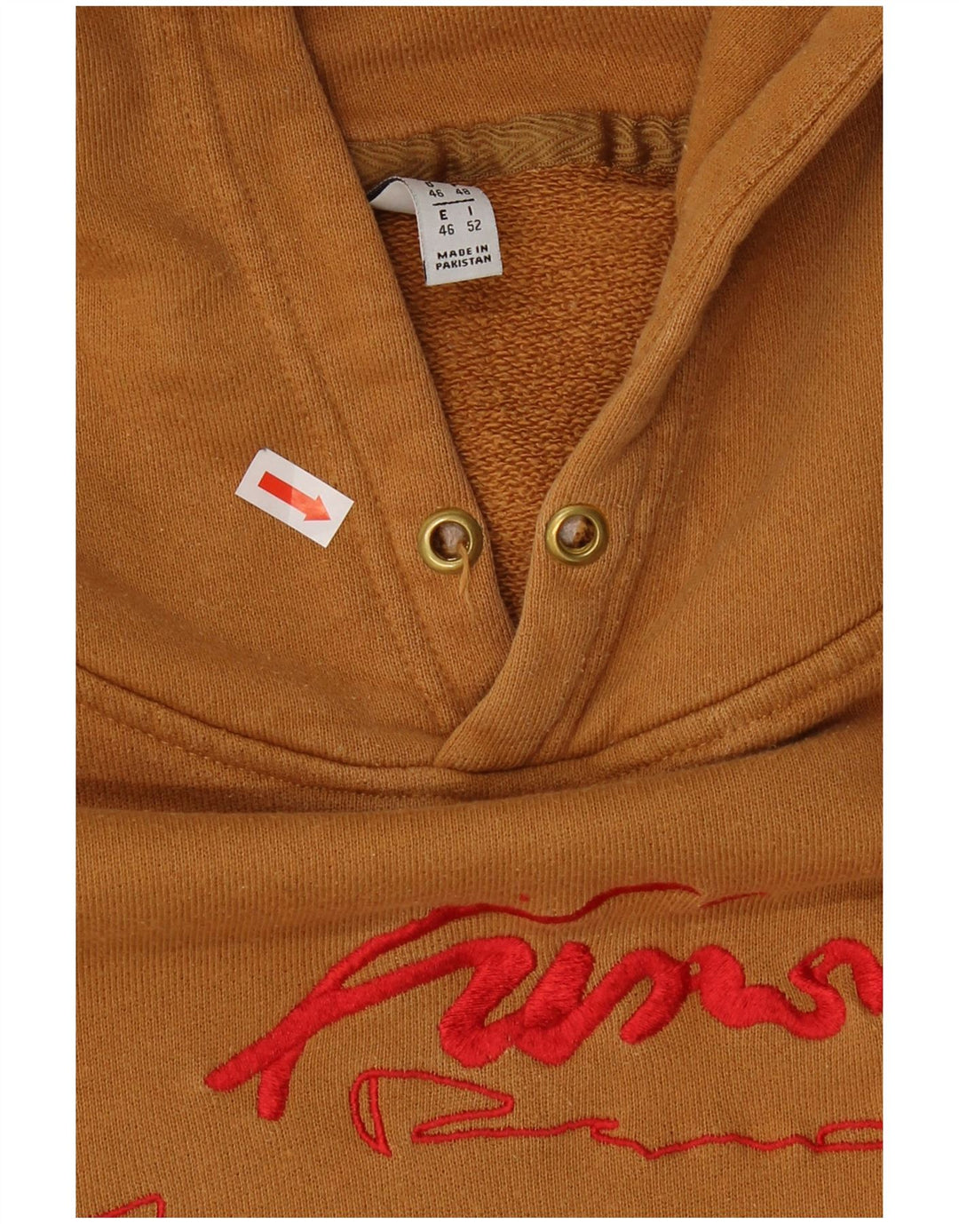 Adidas Pull à capuche surdimensionné graphique pour femme UK 20 2XL Marron