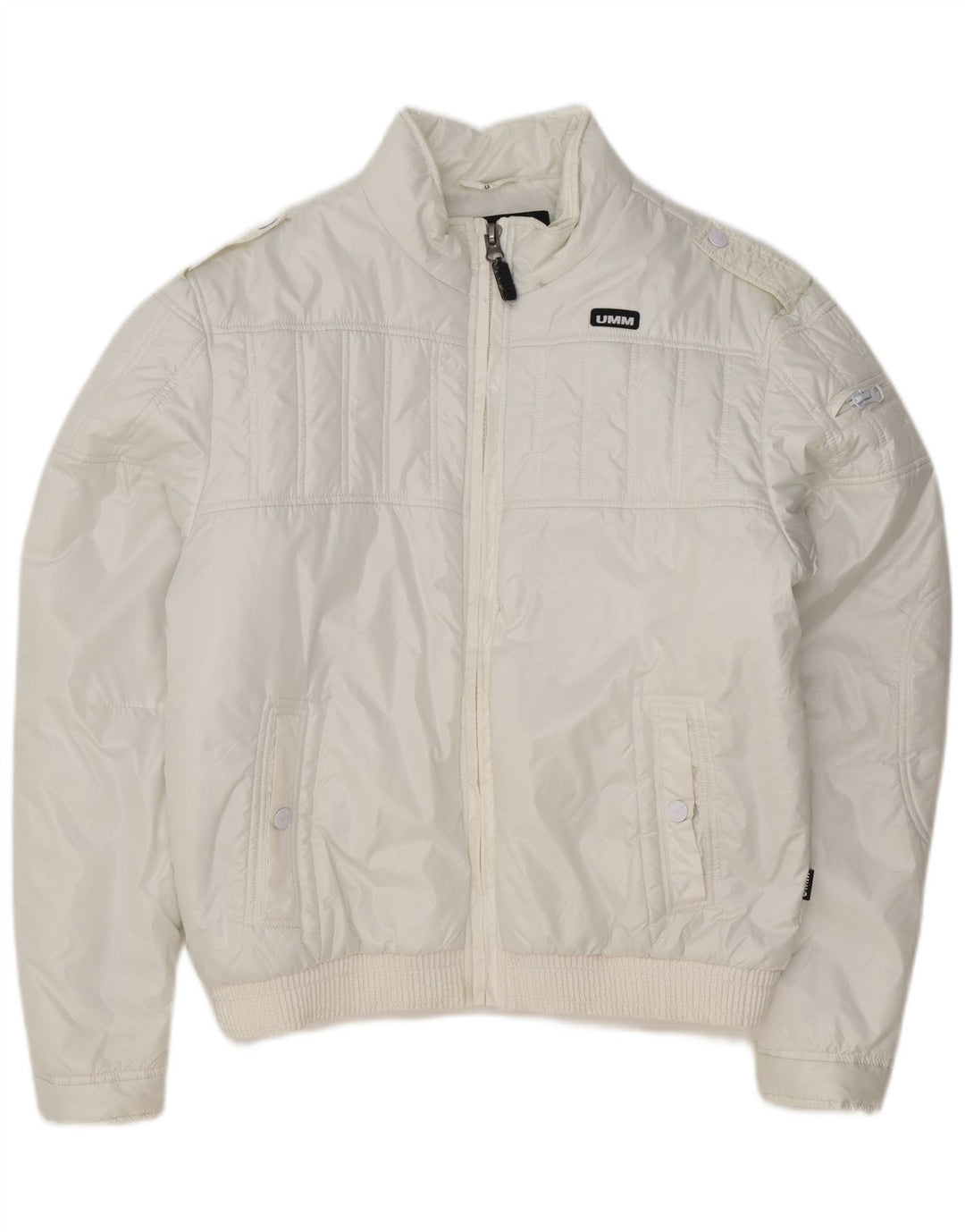 UMM Veste matelassée militaire pour homme UK 42 XL Blanc Polyester