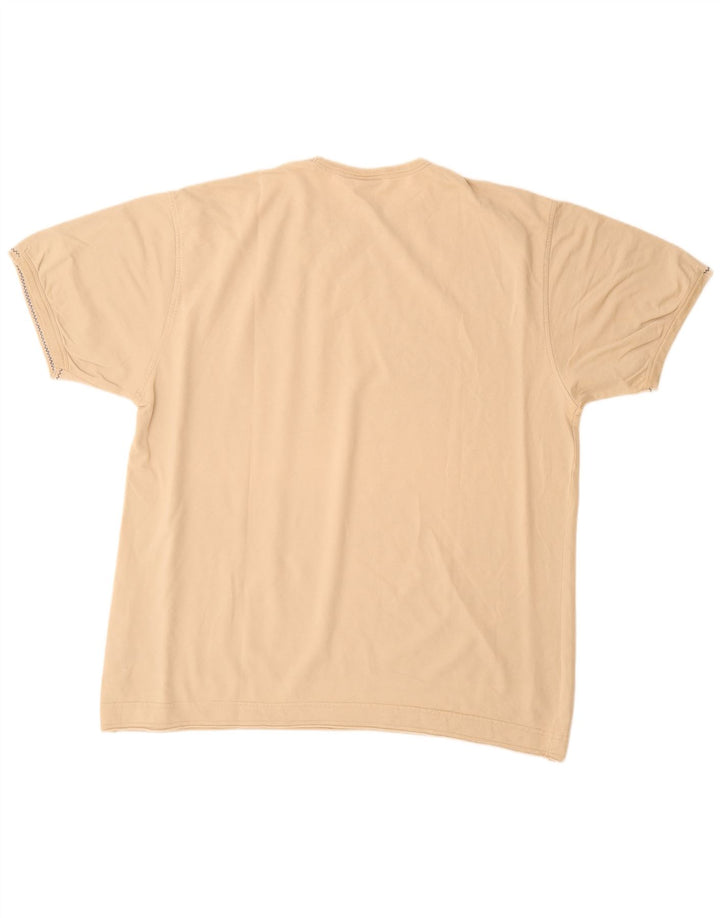 SCOTCH & SODA Sweat-shirt graphique à manches courtes pour homme XL en coton beige