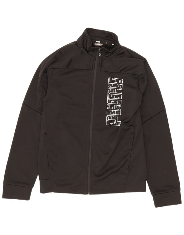 Puma Veste de survêtement graphique garçon 11-12 ans Noir Polyester