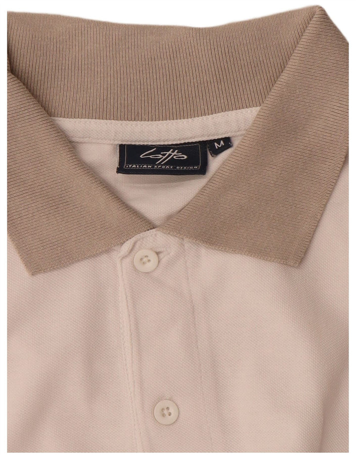 Lotto Polo Homme Blanc Moyen Colourblock
