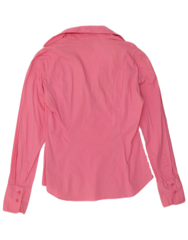 Benetton Chemise Pull Femme UK 12 Rose Moyen