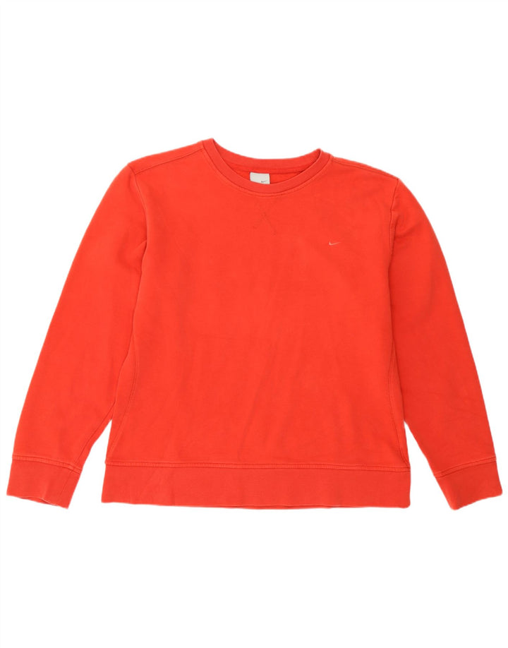 Nike Sweat-shirt pour femme UK 14/16 Large Rouge