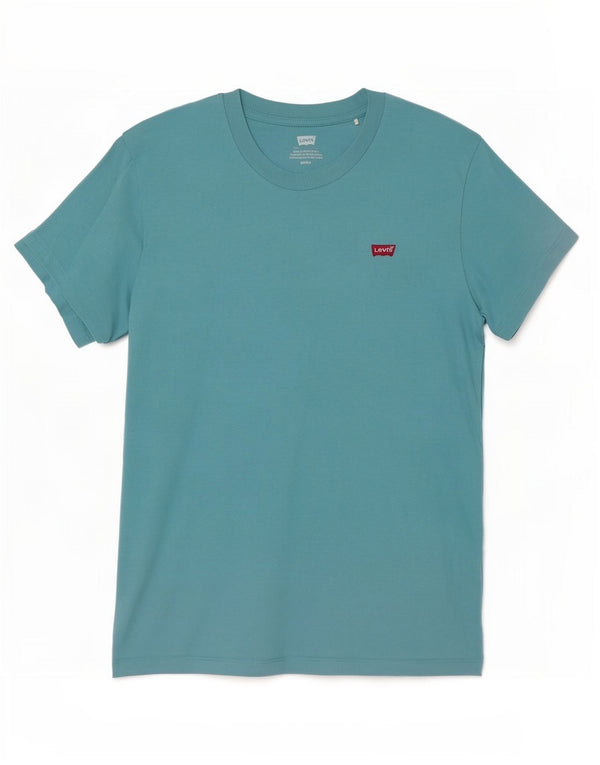 Levi's T-Shirt Femme UK 10 Petit Bleu Coton