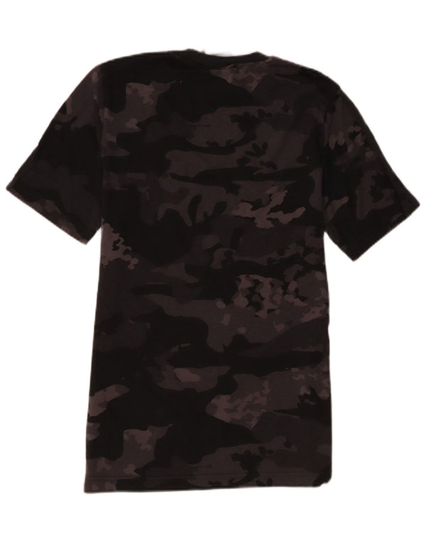 Adidas T-Shirt Homme Top XS Gris Camouflage Coton