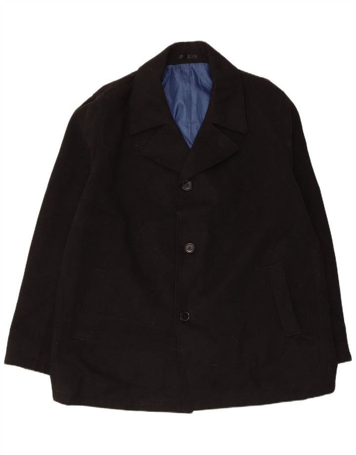 Marks & Spencer Caban Homme UK 44/46 XL Noir Polyester