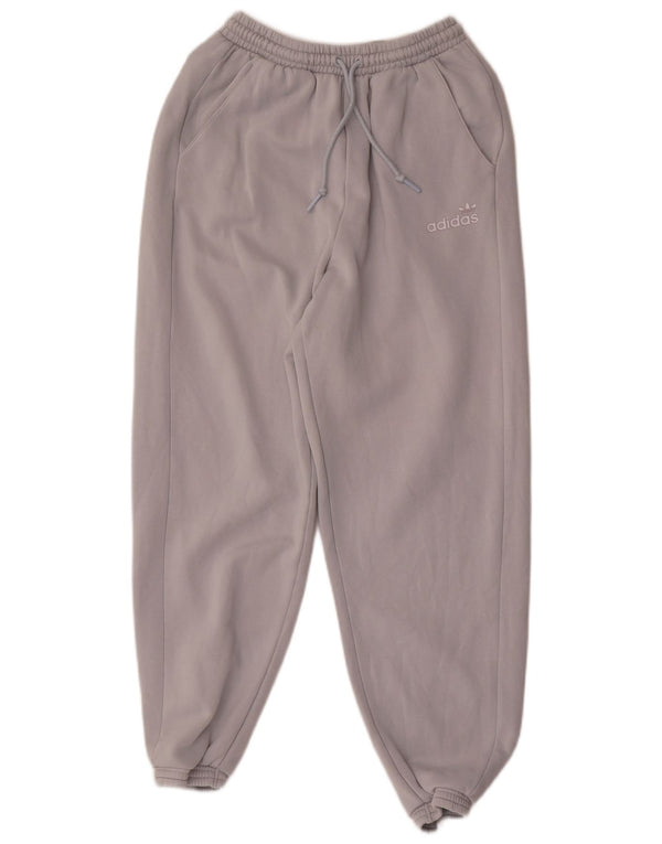 Adidas Pantalon de survêtement pour femme Joggers UK 6 XS Gris Coton