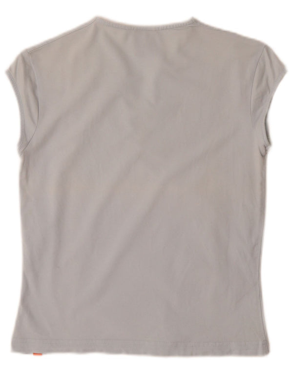 Nike T-Shirt Femme UK 14/16 Grand Bleu