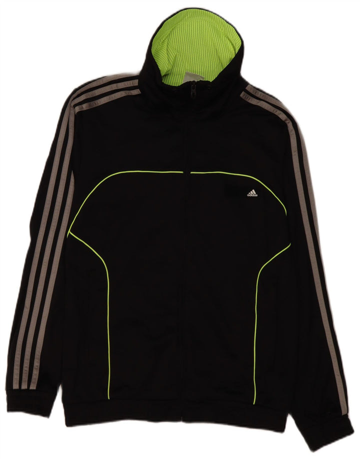 ADIDAS Veste de survêtement graphique pour homme UK 36/38 Small Noir