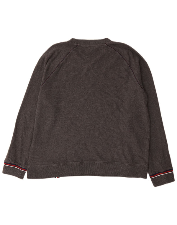 Fila Homme Graphic Sweatshirt Jumper XL Gris Moucheté Coton