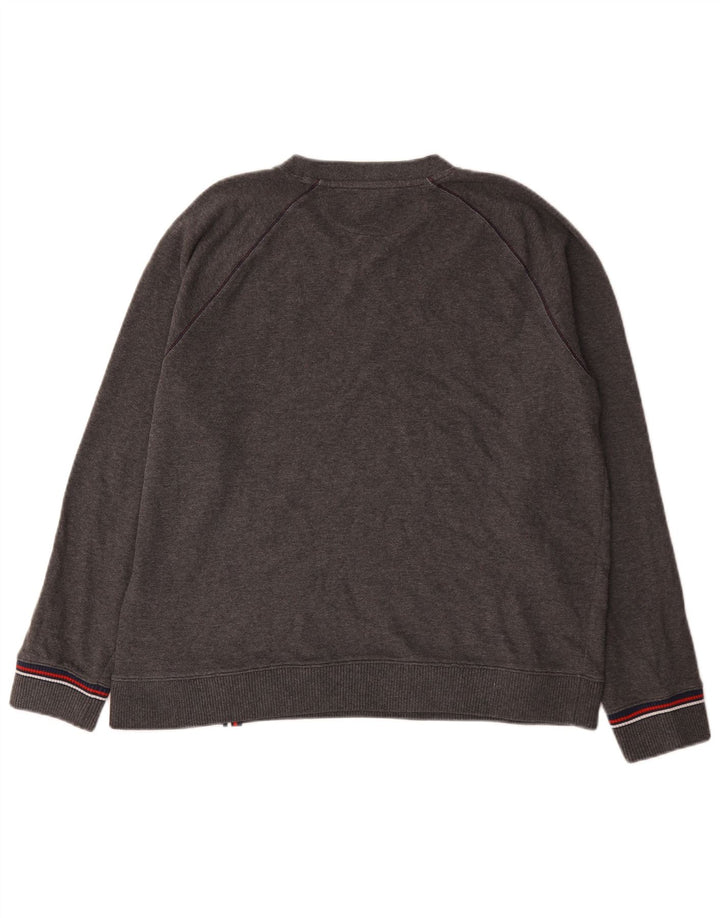 Fila Homme Graphic Sweatshirt Jumper XL Gris Moucheté Coton