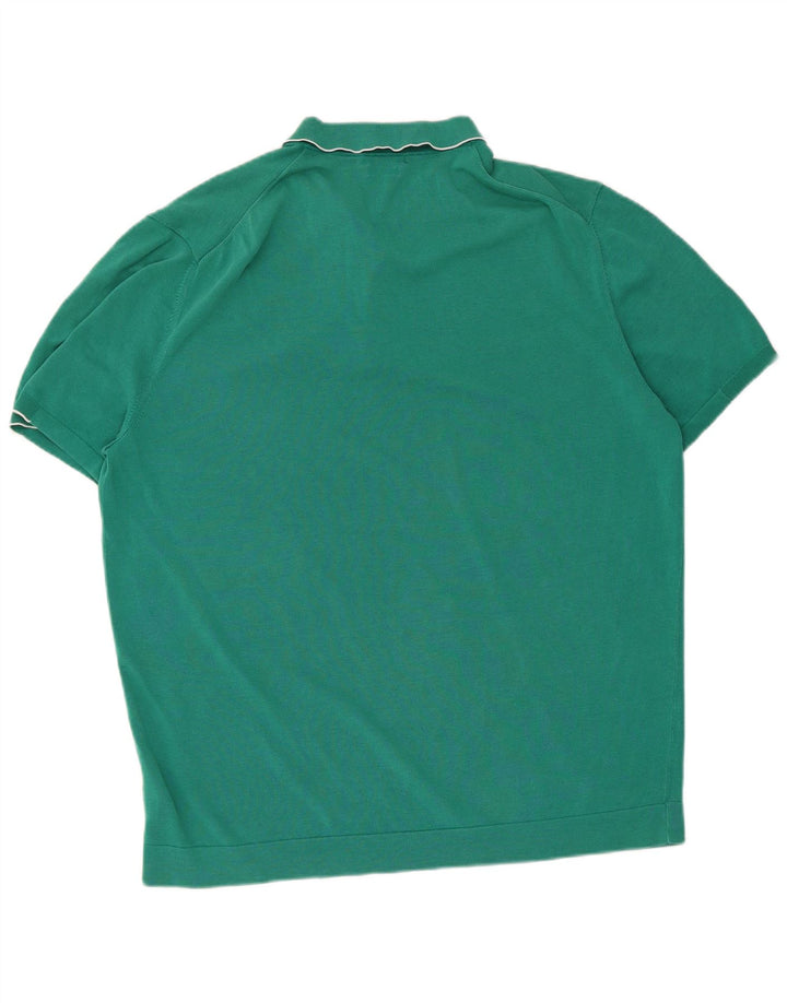 Massimo Dutti Polo Homme 2XL Vert Coton