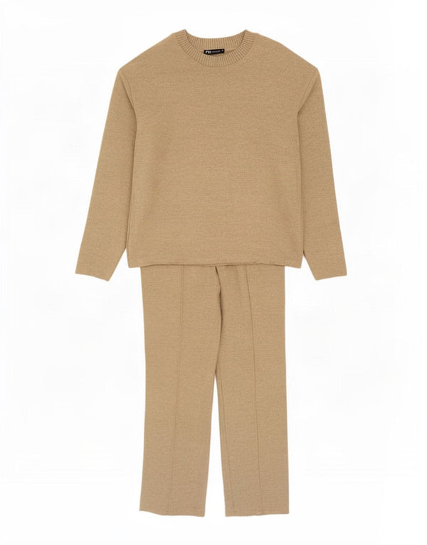 Zara Survêtement ample coupe ample pour femme UK 10 Small Beige