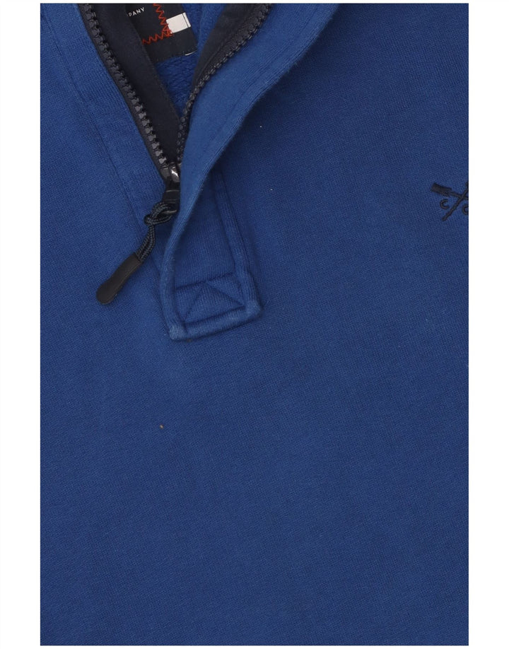 Crew Clothing Sweat-shirt graphique pour hommes, petit, bleu, colour block