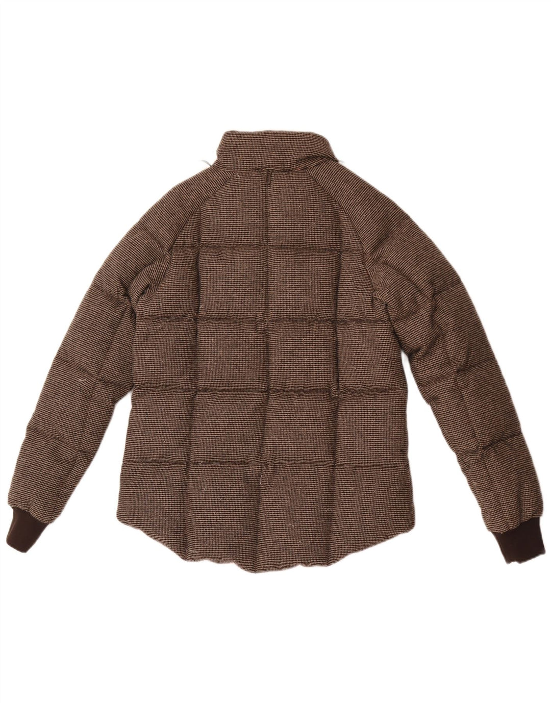 Puffa Veste matelassée pour femme UK 12 Marron moyen à carreaux