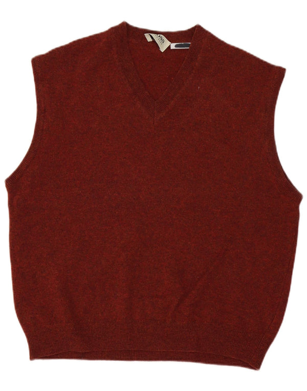 Hugo Boss Débardeur pour homme UK 42 Large laine marron