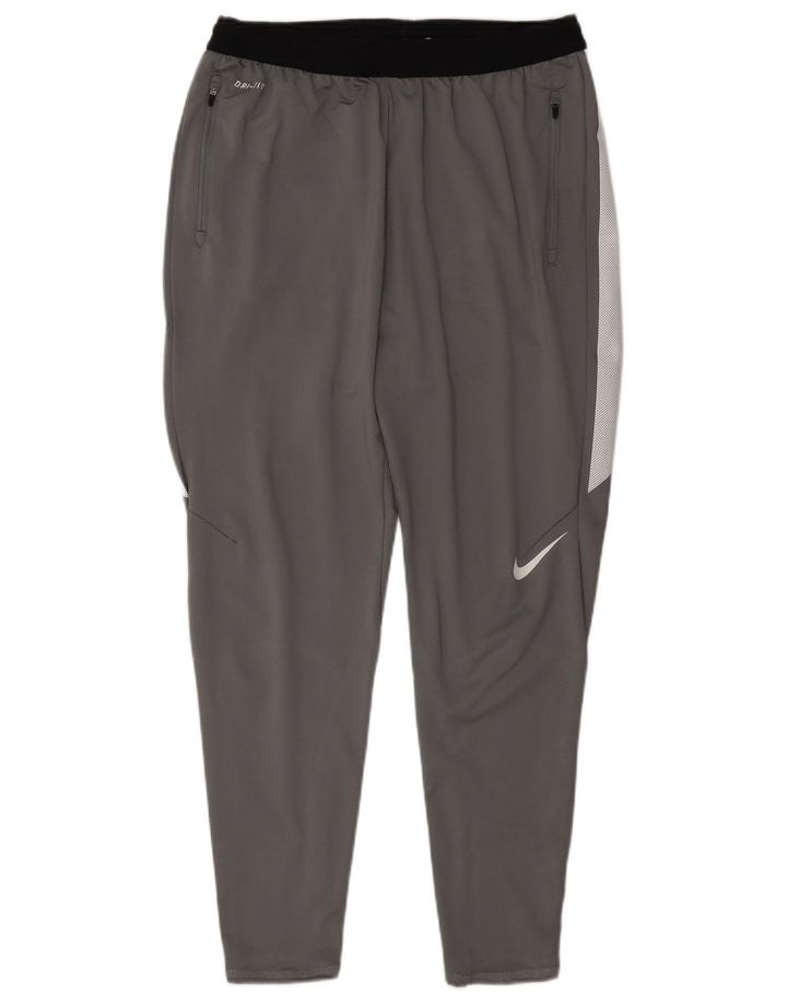 Nike Pantalon de survêtement Dri Fit pour homme en polyester color block Taille L