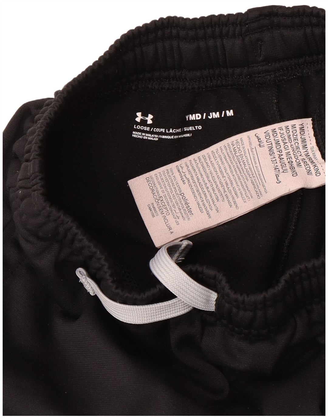 Under Armour Pantalon de Survêtement Garçon 9-10 Ans Noir Moyen